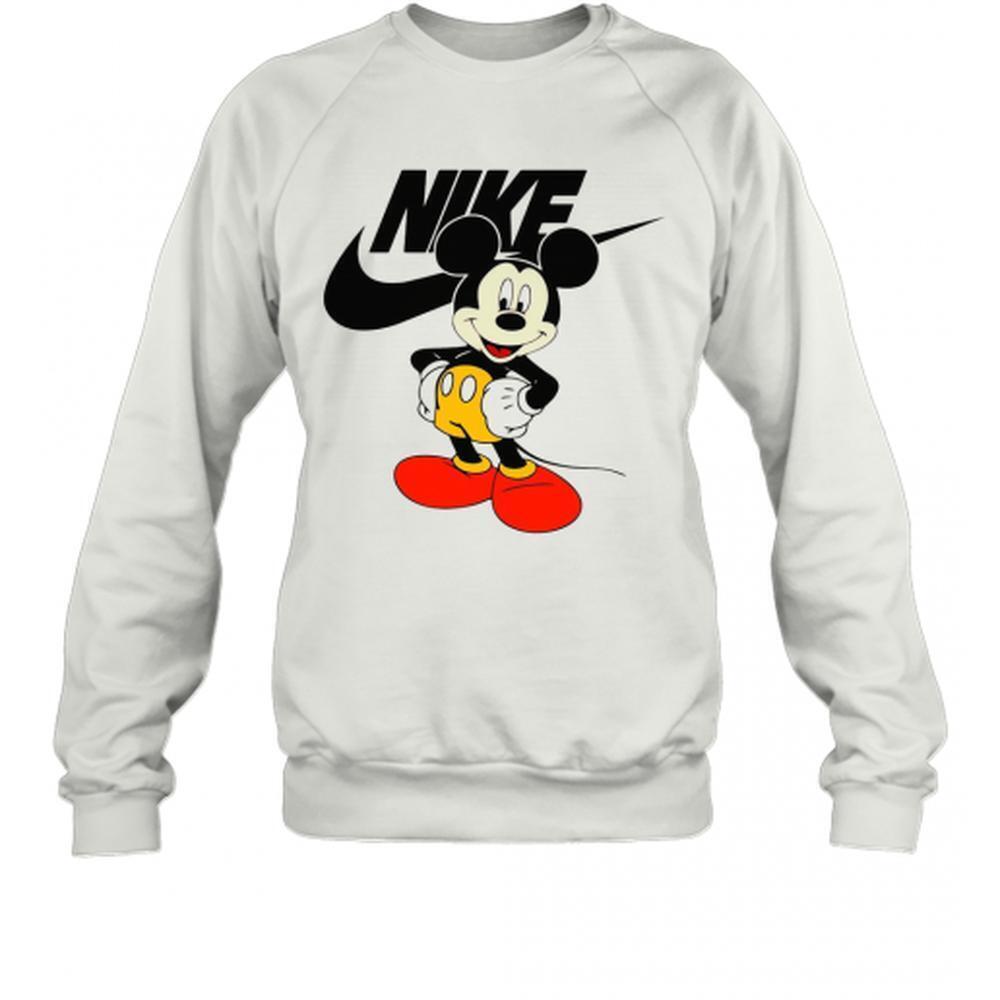 Mickey Mouse Nike Logo T-Sweatshirt